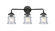 Nouveau Three Light Bath Vanity in Oil Rubbed Bronze (405|284-3W-OB-G184S)