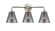 Nouveau Three Light Bath Vanity in Brushed Satin Nickel (405|284-3W-SN-G63)
