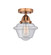 Nouveau 2 LED Semi-Flush Mount in Antique Copper (405|288-1C-AC-G534-LED)