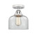 Nouveau 2 One Light Semi-Flush Mount in Polished Chrome (405|288-1C-PC-G72)