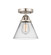 Nouveau 2 LED Semi-Flush Mount in Brushed Satin Nickel (405|288-1C-SN-G42-LED)