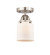 Nouveau 2 One Light Semi-Flush Mount in Brushed Satin Nickel (405|288-1C-SN-G51)