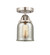 Nouveau 2 LED Semi-Flush Mount in Brushed Satin Nickel (405|288-1C-SN-G58-LED)