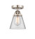 Nouveau 2 LED Semi-Flush Mount in Brushed Satin Nickel (405|288-1C-SN-G62-LED)