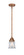 Nouveau 2 LED Mini Pendant in Antique Copper (405|288-1S-AC-G182S-LED)