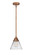 Nouveau 2 One Light Mini Pendant in Antique Copper (405|288-1S-AC-G42)