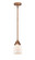 Nouveau 2 One Light Mini Pendant in Antique Copper (405|288-1S-AC-G51)