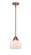 Nouveau 2 One Light Mini Pendant in Antique Copper (405|288-1S-AC-G71)