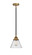 Nouveau 2 LED Mini Pendant in Black Antique Brass (405|288-1S-BAB-G44-LED)