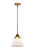 Nouveau 2 One Light Mini Pendant in Brushed Brass (405|288-1S-BB-G41)