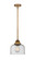 Nouveau 2 One Light Mini Pendant in Brushed Brass (405|288-1S-BB-G74)
