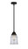 Nouveau 2 LED Mini Pendant in Matte Black (405|288-1S-BK-G182-LED)