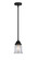 Nouveau 2 LED Mini Pendant in Matte Black (405|288-1S-BK-G182S-LED)