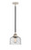 Nouveau 2 One Light Mini Pendant in Black Polished Nickel (405|288-1S-BPN-G74)