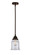 Nouveau 2 One Light Mini Pendant in Oil Rubbed Bronze (405|288-1S-OB-G182)