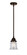 Nouveau 2 One Light Mini Pendant in Oil Rubbed Bronze (405|288-1S-OB-G182S)