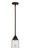 Nouveau 2 One Light Mini Pendant in Oil Rubbed Bronze (405|288-1S-OB-G52)