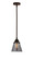 Nouveau 2 One Light Mini Pendant in Oil Rubbed Bronze (405|288-1S-OB-G63)