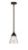 Nouveau 2 LED Mini Pendant in Oil Rubbed Bronze (405|288-1S-OB-G64-LED)