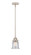 Nouveau 2 One Light Mini Pendant in Polished Nickel (405|288-1S-PN-G184S)