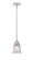 Nouveau 2 LED Mini Pendant in Polished Nickel (405|288-1S-PN-G184S-LED)
