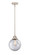 Nouveau 2 One Light Mini Pendant in Polished Nickel (405|288-1S-PN-G202-8)