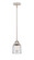 Nouveau 2 One Light Mini Pendant in Polished Nickel (405|288-1S-PN-G52)