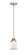 Nouveau 2 LED Mini Pendant in Brushed Satin Nickel (405|288-1S-SN-G181S-LED)