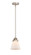 Nouveau 2 One Light Mini Pendant in Brushed Satin Nickel (405|288-1S-SN-G61)