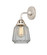 Nouveau 2 One Light Wall Sconce in Polished Nickel (405|288-1W-PN-G142)