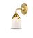 Nouveau 2 One Light Wall Sconce in Satin Gold (405|288-1W-SG-G181S)