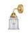 Nouveau 2 One Light Wall Sconce in Satin Gold (405|288-1W-SG-G182)