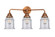 Nouveau 2 LED Bath Vanity in Antique Copper (405|288-3W-AC-G184-LED)