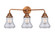 Nouveau 2 Three Light Bath Vanity in Antique Copper (405|288-3W-AC-G192)