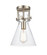 Downtown Urban LED Semi-Flush Mount in Brushed Satin Nickel (405|411-1F-SN-8CL-LED)