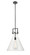 Downtown Urban One Light Pendant in Matte Black (405|411-1S-BK-16CL)