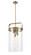 Downtown Urban Four Light Pendant in Brushed Brass (405|413-4S-BB-12CL)