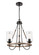 Paladin LED Mini Chandelier in Matte Black (405|442-3CR-BK-G4422-LED)