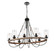 Paladin LED Chandelier in Matte Black (405|442-8CR-BK-G4422-LED)