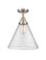 Caden LED Flush Mount in Antique Brass (405|447-1C-AB-G41-L)