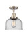 Caden One Light Flush Mount in Antique Brass (405|447-1C-AB-G73)
