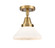 Caden LED Flush Mount in Brushed Brass (405|447-1C-BB-G4471-LED)
