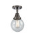 Caden LED Semi-Flush Mount in Oil Rubbed Bronze (405|447-1C-OB-G204-6-LED)