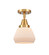 Caden One Light Semi-Flush Mount in Satin Gold (405|447-1C-SG-G171)