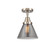 Caden One Light Semi-Flush Mount in Brushed Satin Nickel (405|447-1C-SN-G43)