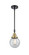 Caden One Light Mini Pendant in Black Antique Brass (405|447-1S-BAB-G204-6)