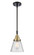 Caden LED Mini Pendant in Black Antique Brass (405|447-1S-BAB-G64-LED)