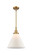 Caden One Light Mini Pendant in Brushed Brass (405|447-1S-BB-G41-L)