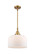 Caden One Light Mini Pendant in Brushed Brass (405|447-1S-BB-G71-L)