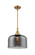 Caden One Light Mini Pendant in Brushed Brass (405|447-1S-BB-G73-L)